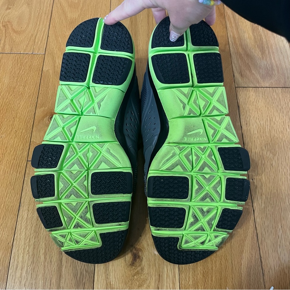 Nike Free TR Charcoal and Lime Size 10 - Picture 7 of 10